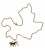 Collier cheval+tête dorée