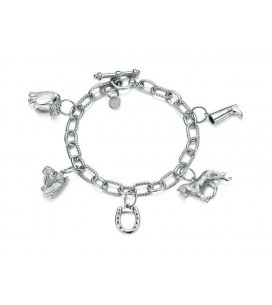 bracelet en argent sterling et charms