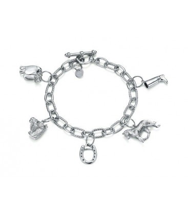 bracelet en argent sterling et charms