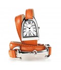 Montre NICY queen or, noir et blancet strass